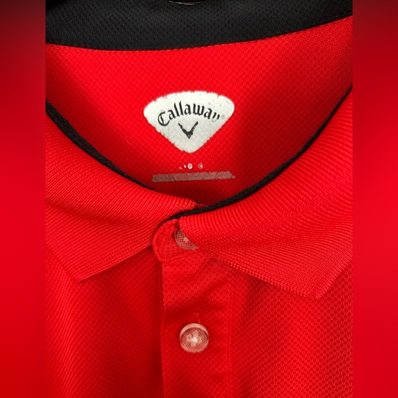 Callaway Athletic Golf Type Polo Red Size Large - Picture 3 of 8